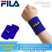 Wristband FILA ผ้ารัดข้อมือ ฟีล่า ซับเหงื่อ กันเหงื่อ ระหว่างออกกำลังกาย NO.F7Aa35-0159