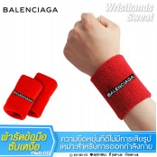 ผ้ารัดข้อมือ ซับเหงื่อ ระหว่างออกกำลังกาย BALENCIAGA No.F7Aa35-0179