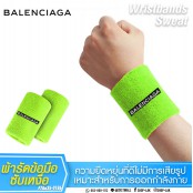 ผ้ารัดข้อมือ ซับเหงื่อ ระหว่างออกกำลังกาย BALENCIAGA No.F7Aa35-0179