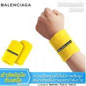 ผ้ารัดข้อมือ ซับเหงื่อ ระหว่างออกกำลังกาย BALENCIAGA No.F7Aa35-0179