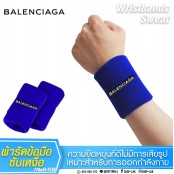 ผ้ารัดข้อมือ ซับเหงื่อ ระหว่างออกกำลังกาย BALENCIAGA No.F7Aa35-0179