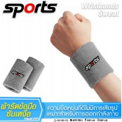 ผ้ารัดข้อมือ ซับเหงื่อ ระหว่างออกกำลังกาย ปักลาย SPORT No.F7Aa35-0189