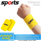 ผ้ารัดข้อมือ ซับเหงื่อ ระหว่างออกกำลังกาย ปักลาย SPORT No.F7Aa35-0189