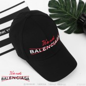 หมวกแก๊ปผ้าแบบเข็มขัดปัก It*s Not BALENCIAGA มี 2 สี ใส่กันแดด แฟชั่น ถ่ายรูปวินเทจก็ได้  No.F7Ah15-0137