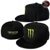 หมวกฮิปฮอปเต็มใบ M Monster หมวกฮิปฮอปไซส์ สไตล์ชาว Monster หมวกปีกตรงสวยๆ No.F7Ah47-0045