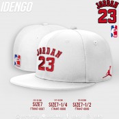 หมวกฮิปฮอปเต็มใบ ลาย JORDAN 23 สไตล์ชาวอเมริกา บาสเก็ตบอล หมวก hiphop แนวสตรีท Street Basketball No.F7Ah47-0081