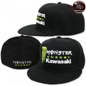หมวกฮิปฮอปเต็มใบ Monster Kawasaki หมวก Hiphop ไซส์ หมวกฮิปฮอป Monster สวยๆ NoF7Ah47-0098