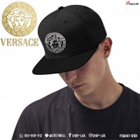 หมวกฮิปฮอป ปัก "versace " ลวดลายเท่ห์ๆในสไตล์  HipHop SnapBack โลโก้คมชัด ลายเส้นสวยงาม No.F7Ah47-0101