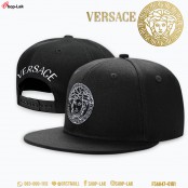 หมวกฮิปฮอป ปัก "versace " ลวดลายเท่ห์ๆในสไตล์  HipHop SnapBack โลโก้คมชัด ลายเส้นสวยงาม No.F7Ah47-0101