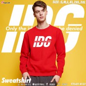 Sweatshirt เสื้อแขนยาวคอกลม ลาย IDG  ผ้าสำลี สเวตเตอร์แบรนด์ IDENGO สวยๆ สไตล์ยุโรป No.F7Cs01-0119