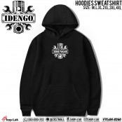 เสื้อกันหนาว มีฮู้ด สกรีน flex ลาย IDENGO Motorcycles เสื้อฮู้ดแขนยาวสไตล์ไบค์เกอร์ HOODIE No.F7Cs04-0260