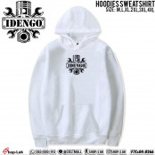 เสื้อกันหนาว มีฮู้ด สกรีน flex ลาย IDENGO Motorcycles เสื้อฮู้ดแขนยาวสไตล์ไบค์เกอร์ HOODIE No.F7Cs04-0260