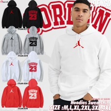 Hoodie เสื้อกันหนาวมีฮู้ด Jordan สไตล์ชาวอเมริกา บาสเก็ตบอล เสื้อฮู้ด แนวสตรีท Street Basketball No.F7Cs04-0272