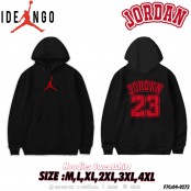 Hoodie เสื้อกันหนาวมีฮู้ด Jordan สไตล์ชาวอเมริกา บาสเก็ตบอล เสื้อฮู้ด แนวสตรีท Street Basketball No.F7Cs04-0272