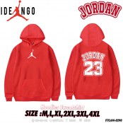 Hoodie เสื้อกันหนาวมีฮู้ด Jordan สไตล์ชาวอเมริกา บาสเก็ตบอล เสื้อฮู้ด แนวสตรีท Street Basketball No.F7Cs04-0272