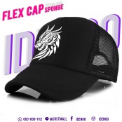 หมวกแก๊ปฟองน้ำตาข่าย Flex ลวดลายสววยๆ เท่ห์ งานเฟล๊กซ์งานละเอียด No. F7Ah15-0114