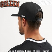 หมวกฮิปฮอป ปักโลโก้ "GOLDEN" หมวกฮิปฮอป SNAP BACK ลวดลายเท่ห์ๆในสไตล์ IDENGO โลโก้คมชัด ลายเส้นสวยงาม NO.F7AH47-0070