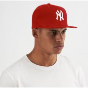 หมวกHIPHOPเต็มใบ หมวกHIPHOP NY สีแดง ปักขาว สินค้า มีทั้งหมด 3 SIZE NO. F7Ah47-0058