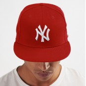 หมวกHIPHOPเต็มใบ หมวกHIPHOP NY สีแดง ปักขาว สินค้า มีทั้งหมด 3 SIZE NO. F7Ah47-0058