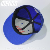 หมวก HipHop เต็มใบ สีน้ำเงิน สไตล์เท่ห์ๆ ในเเบบ IDenGo ลาย IDG   No. F7Ah47-0054