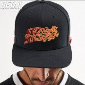 หมวกฮิปฮอป ปัก "Super Sucker " หมวกฮิปฮอป SNAP BACK ลวดลายเท่ห์ๆในสไตล์ IDENGO โลโก้คมชัด ลายเส้นสวยงาม No.F7Ah47-0074