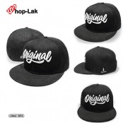 หมวกHIPHOP แฟชั่น  หมวกHIPHOPเต็มใบ   หมวก HipHop Original  สีดำ No.F7Ah47-0012