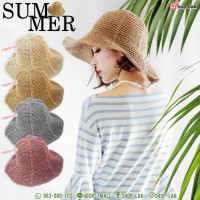Lady Hat, Wide-brimmed hat, small and tall  shape, made from natural material, comfortable to wear, not awkward, sweat absorbing 
