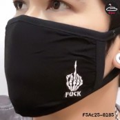 ผ้าปิดปากสีดำลาย Fuck  No.F5Ac25-0185