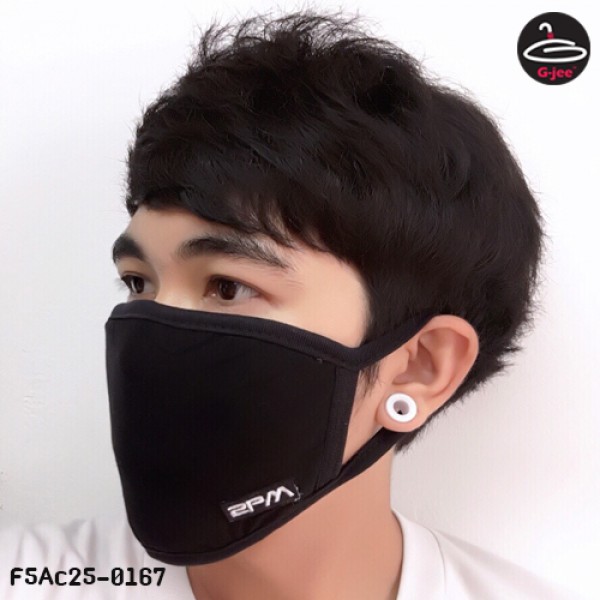 ผ้าปิดปากสีดำลาย 2PM    No.F5Ac25-0167