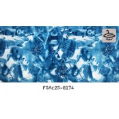 ผ้าบัฟลาย CHICAGO สีฟ้า ผ้าโพกหัว ผ้าปิดจมูก (buff headwear) No.F5Ac25-0174