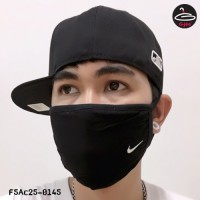 ผ้าปิดปากสีดำลาย NIKE NO.F5AC25-0145