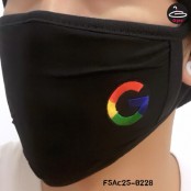  ผ้าปิดปากสีดำลาย GOOGLE No.F5Ac25-0228