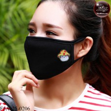 Black fabric Korean black fabric fashion. Black Nose Mushroom cover Soft texture with soft filter inside. No.F5Ac25-0206