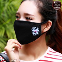 Black fabric Korean black fabric fashion. Black Nose Black gag Soft texture with soft filter inside. No.F5Ac25-0207