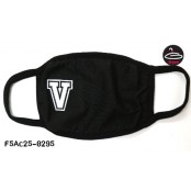  Black V-neck fabric with soft texture and soft filter fabric inside. No.F5Ac25-0295