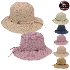 Floppy hat with ribbon, RICH Wide Weave Hat 5 Colors No.F5Ah18-0065