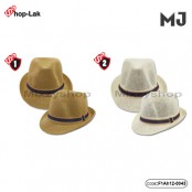 หมวกทรง MJ สานถัก คาดแถบ มี 2 สี  No.F1Ah12-0043