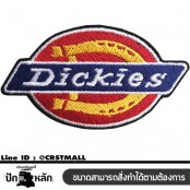 อาร์มปักลาย DICKIES /Size 7*4cm  ติดเสื้อติดหมวก ติดสินค้าแฟชั่น งาน DIY เสื้อผ้า งานปักระเอียด No.P7Aa52-0438