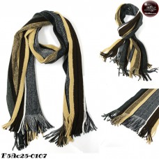 Scarf Two-color yarn scarf No.F5Ac25-0107