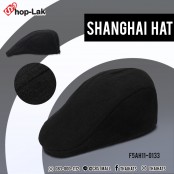 หมวก Shanghai หมวกติงลี่ หมวกวินเทจ หมวกแบน หมวก FLAT CAP FASHION เนื้อผ้าสักหลาด