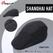 หมวก Shanghai หมวกติงลี่ หมวกวินเทจ หมวกแบน หมวก FLAT CAP FASHION เนื้อผ้าสักหลาด