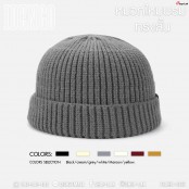หมวกไหมพรม ทรงสั้น กันหนาว (ใส่ได้ทั้งชายและหญิง) มี 6 สี ให้เลือก beanie hat  (F5Ah14-0253)