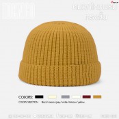 หมวกไหมพรม ทรงสั้น กันหนาว (ใส่ได้ทั้งชายและหญิง) มี 6 สี ให้เลือก beanie hat  (F5Ah14-0253)