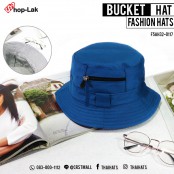 หมวกเเฟชั่น Bucket สีพื้นมีซิปหน้า ไอเทมสุดชิค แนวสตรีท 9สี