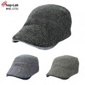  หมวกวินเทจ หมวกติงลี่ผ้าถัก หมวกติงลี่ผ้าถักลายจุด ด้านข้างเป็นกระดุมใช้ปรับขนาดได้ 2 ระดับ มี 3 สี  รุ่น HZ-1731