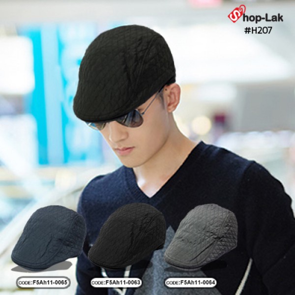 หมวกทรงติงลี่ ผ้าร่ม หมวกติงลี่ หมวกทรงติงลี่ผ้าร่ม flat cap รุ่นH207 หมวกวินเทจ หมวกแฟลตแก๊ป หมวกติงลี่ผ้าร่ม