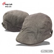 หมวกติงลี่สีเทาผ้าลูกฟูก แบบเต็มใบ เนื้อผ้าผ้าลูกฟูกหนานุ่มใส่สบาย No.F5Ah11-0075