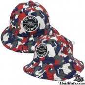 หมวก ปีกรอบ Bucket hat ลายทหาร Bucket destroy monster hat