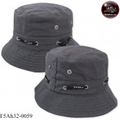 หมวก BUCKET ร้อยเชือก ทรงสวย ผ้าดี เนื้อนิ่ม ผ้าไม่แข็ง สวมใส่สบาย F5Ah32-0058