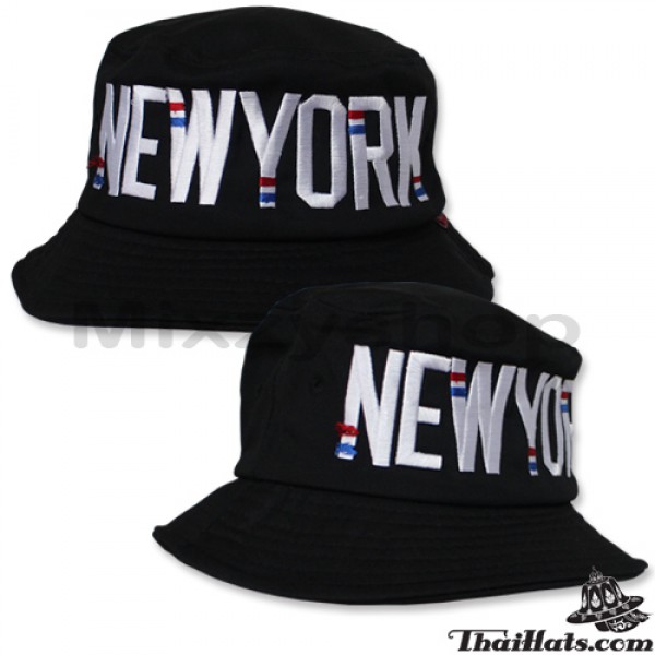 หมวก Bucket ปัก "NEW YORK"